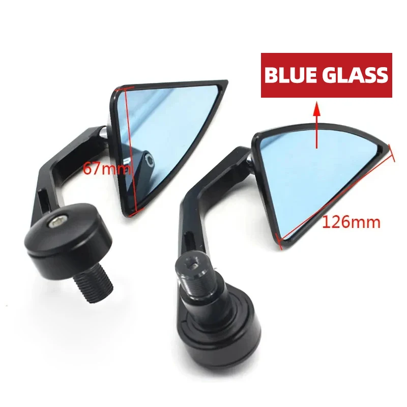 

Зеркала из синего стекла на руле, подходят для YAMAHA MT-07/09 FZ-07/09 MT-10 Tmax500, боковое зеркало заднего вида для мотоцикла YAMAHA