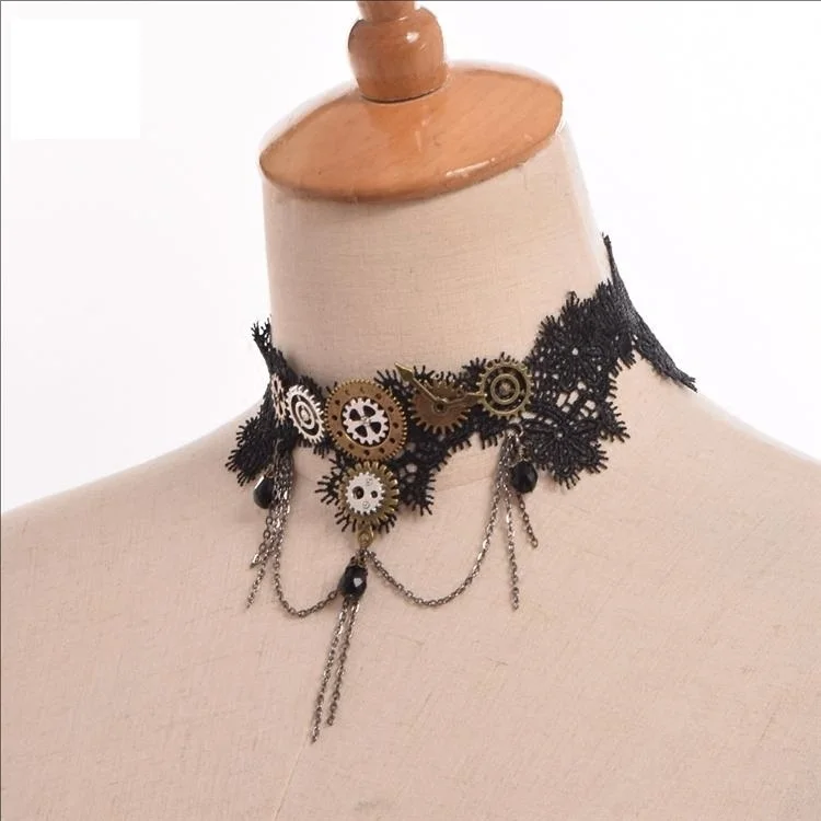 

Винтажное персонализированное ожерелье с подвеской в стиле стимпанк, очаровательные ювелирные изделия для мужчин и женщин, цепочка на шею, модные уличные аксессуары в стиле хип-хоп