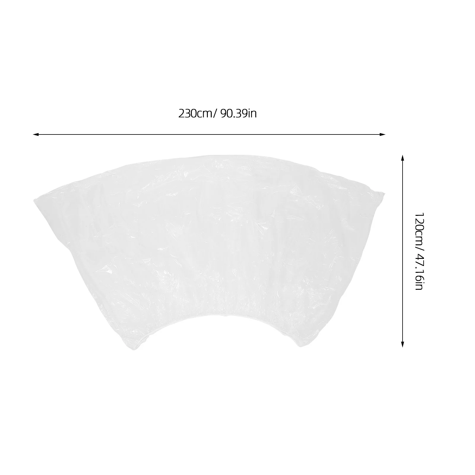 

4pcs Motorcycle Bike Protective Waterproof Clear Car Cover Outdoor Storage PE Material Easy Disposable Bike Cover