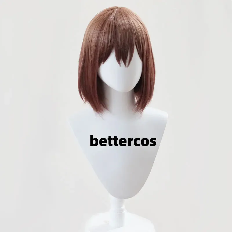 NewAnime My Deer Friend Nokotan Shitantan Noko Cosplay Wig Short Brown Hino Minami High School Heat-resistant Fiber Hair Wig2025