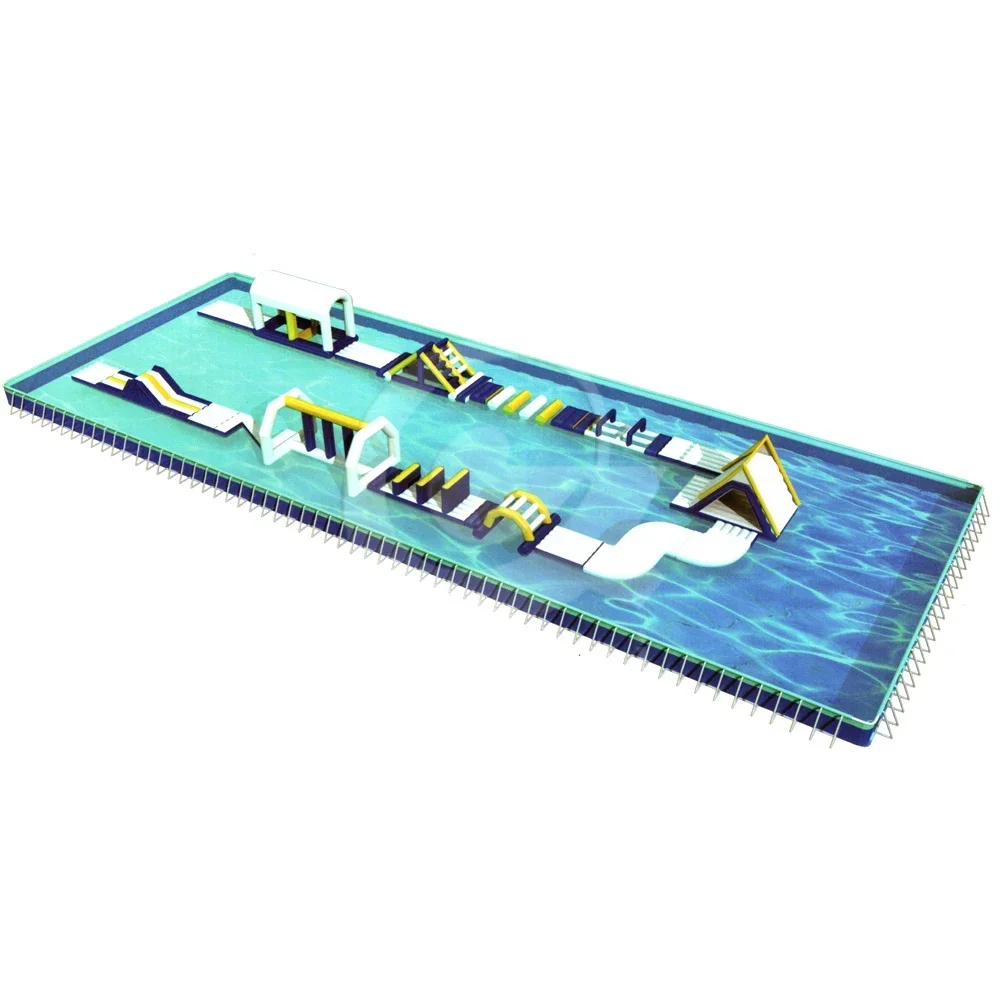 Outdoor Commercial Metal Frame Swimming Pool for Water Park Inflatables Water Pool Toys