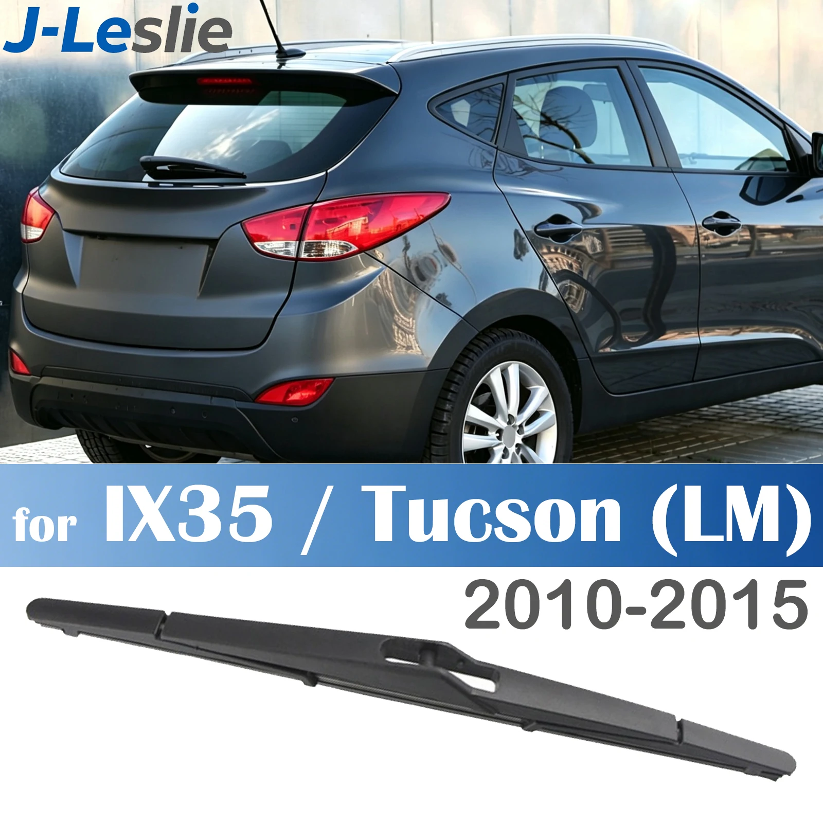 12 Zoll für Hyundai IX35 Tucson LM 2010-2015 Heckscheibenwischerblatt Windschutzscheiben-Heckklappenfensterwischer Zubehör scheibenwischer Hinten Heckwischerarm