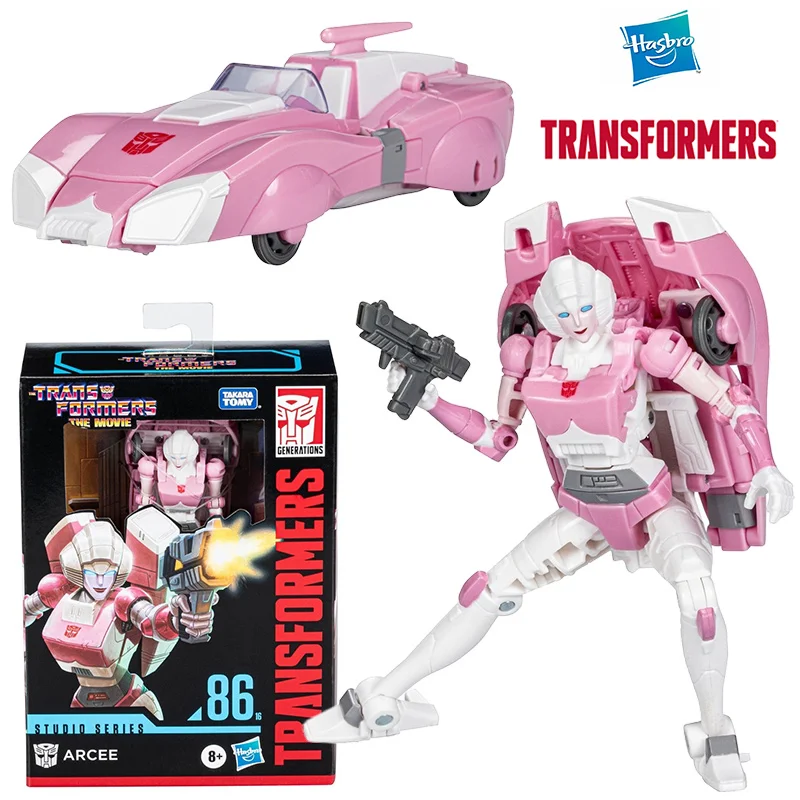 Hasbro Transformers Studio Series SS86 16 Arcee 12Cm Deluxe Class Anime Original Action Figure Model Toy Gift Collection