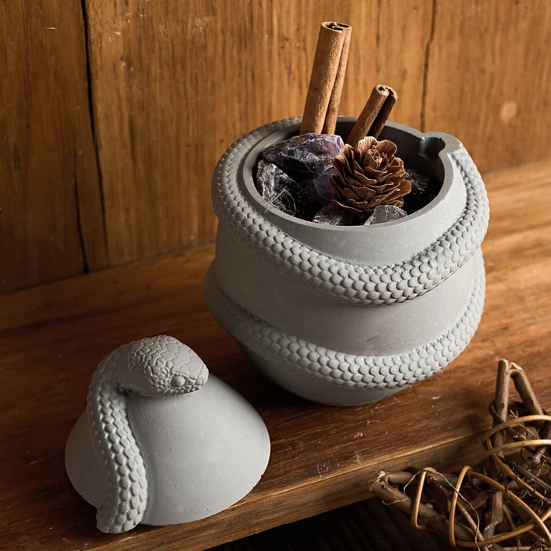 

Набор силиконовых форм в форме пасхального яйца с крышкой, забавная банка для свечей в виде змеи, изделия из смолы, изготовление украшений для вечеринок, инструмент для 3D-гипса