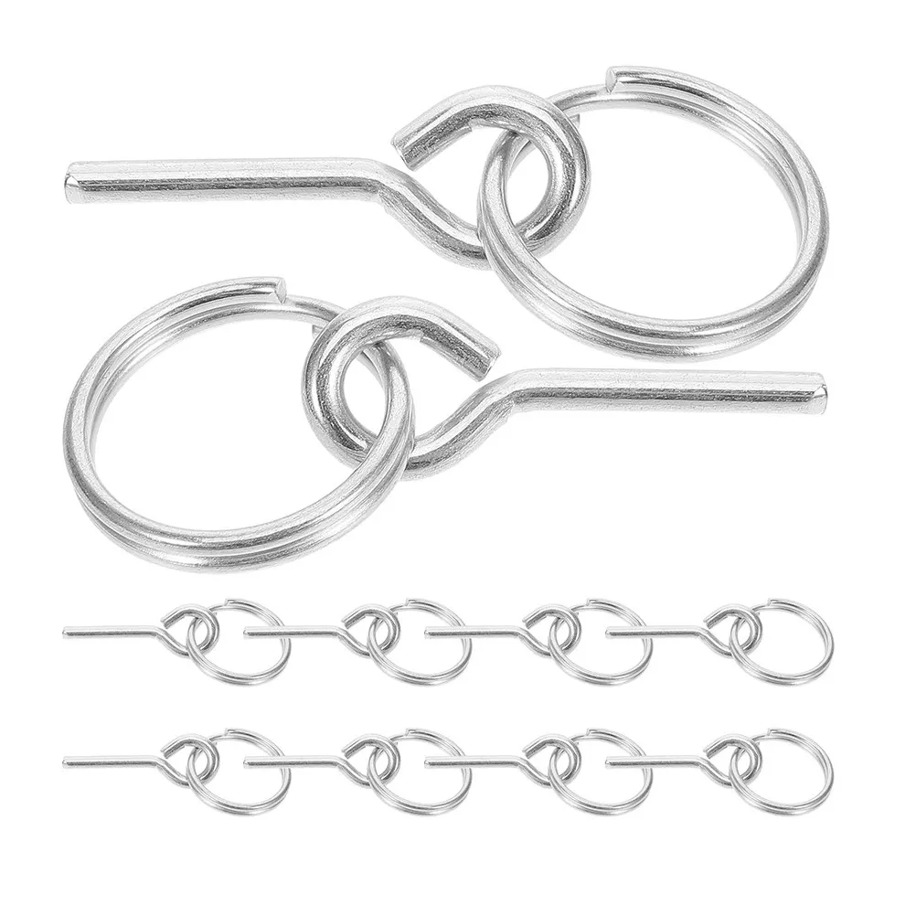 15Pcs Tent Pole Connectors Replacement Pins Galvanized Lightweight Tent Accessories Camping Repair Kit Outdoor Hiking Stable