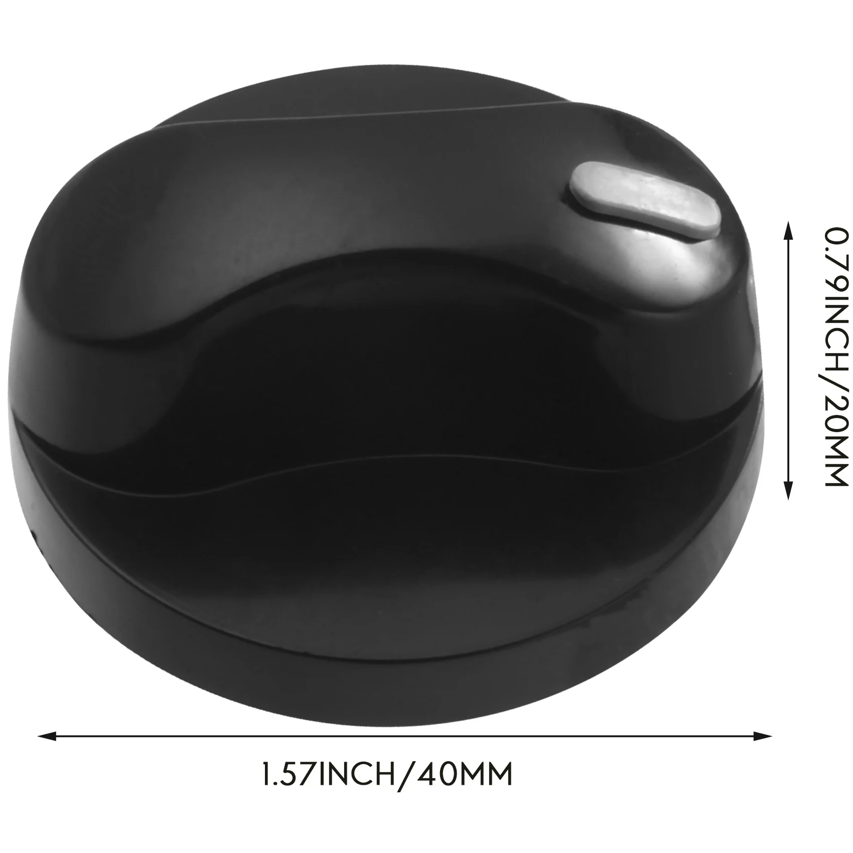 플라스틱 주방 가스 스토브 오븐 제어 로터리 노브, 블랙
