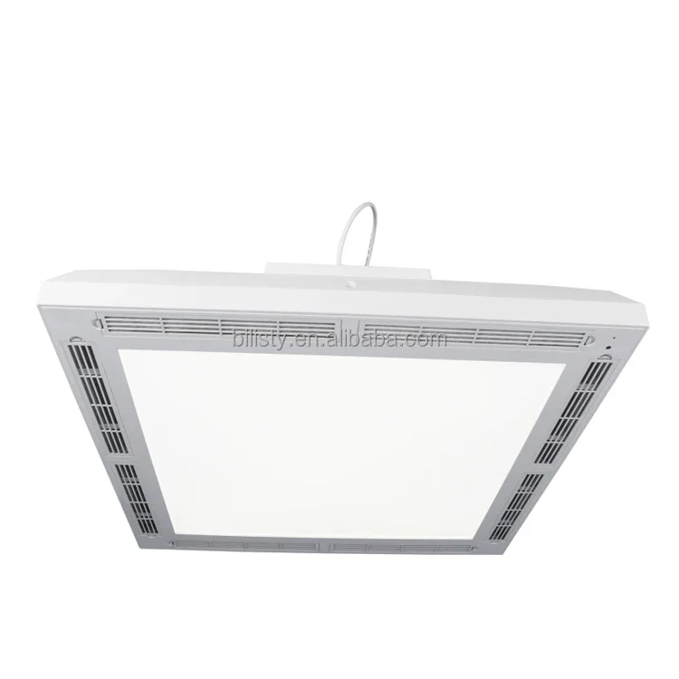 50w 598*598* 120mm size Germicidal panel lamp and Disinfection with uvc led ceiling light  254nm