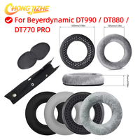 For Beyerdynamic DT990 / DT880 / DT770 PRO Headphone Cushion Headset Foam Ear Pads Replacement Sponge Earmuffs Headbeam Cover