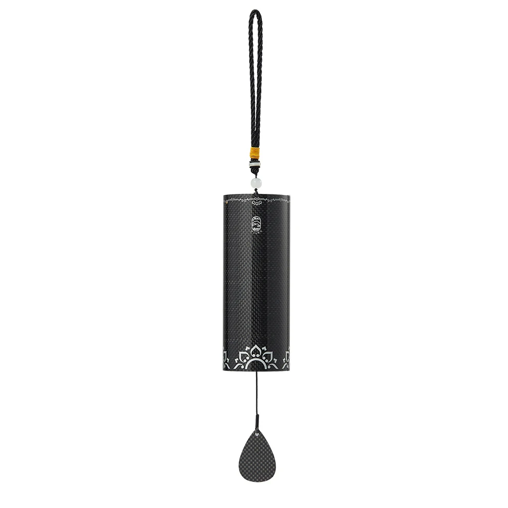 Hluru Carbon Windchime 8 стержней, Wind Chimes 8 нот Chord C Am Dm G, Открытый сад Патио Дзен Wind Chime Инструмент для медитации