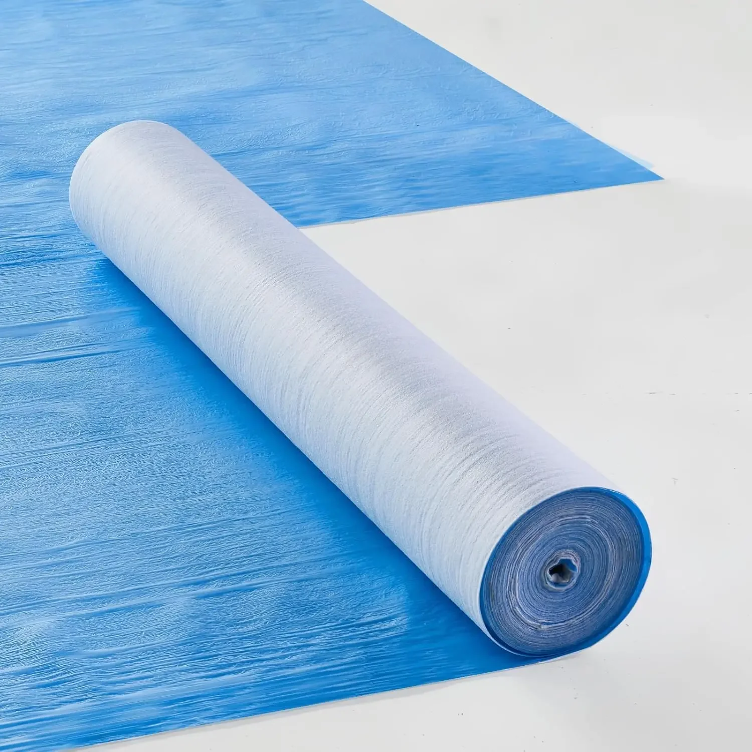 40" x 84' Temporary Floor Protection for Construction & Renovation-Heavy-Duty, Anti Slip, Waterproof, Blue