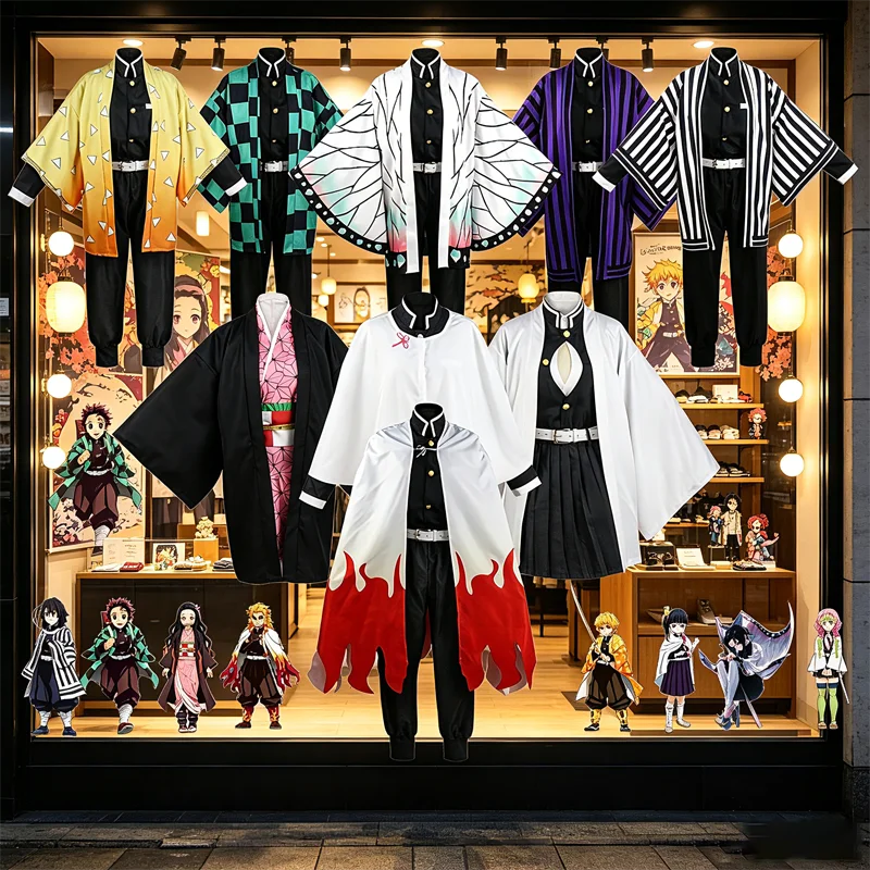 Demon Slayer Cosplay Kostüm Mido Bean Butterfly Ninja Familie Anime Kostüm Cosplay Performance-Kostüm