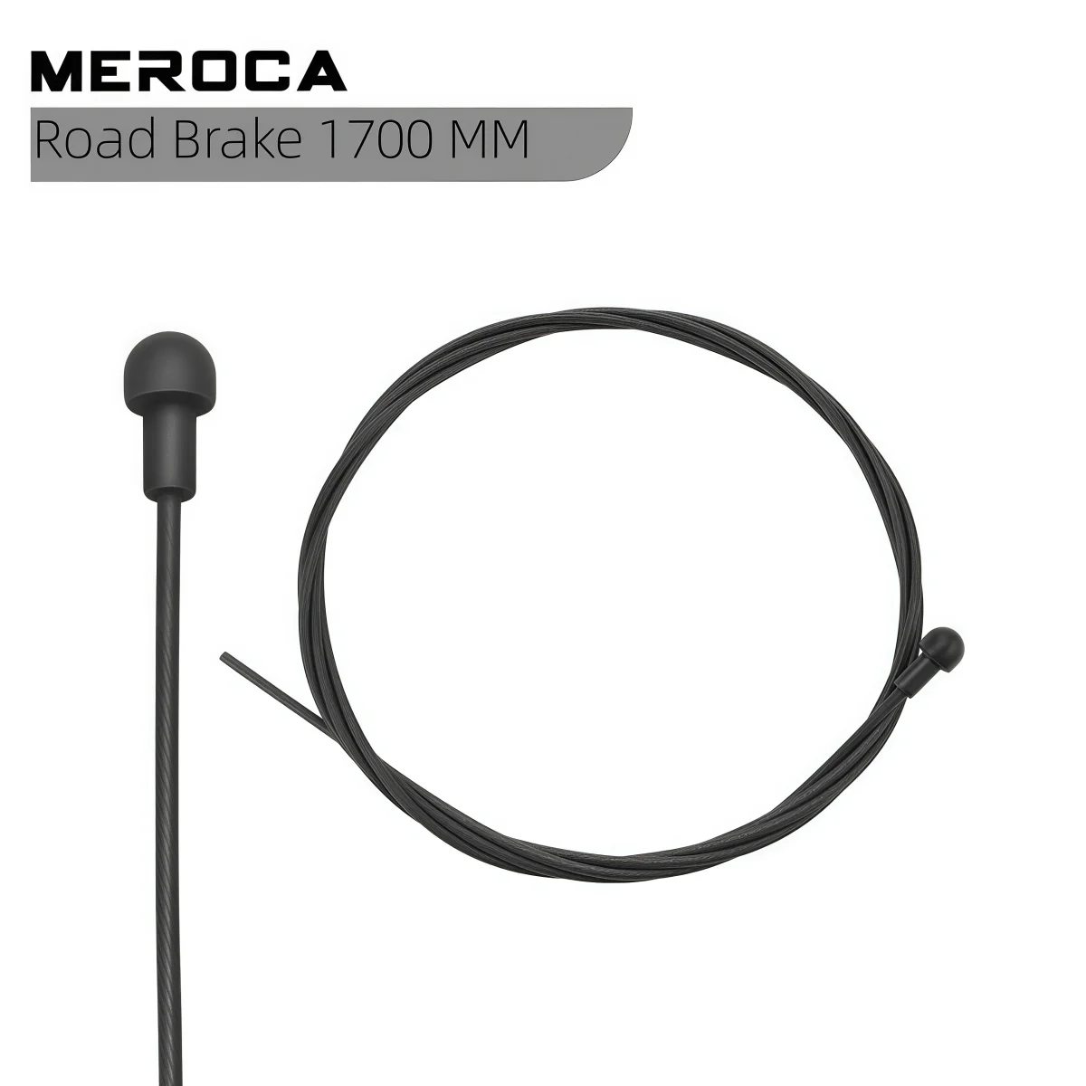 MEROCA Brems- und Schaltkabel aus poliertem Edelstahl, 1550/21100 mm (Teflon-beschichtet) – für MTB/Rennrad (vorne/hinten im Lieferumfang enthalten) – Detail 8