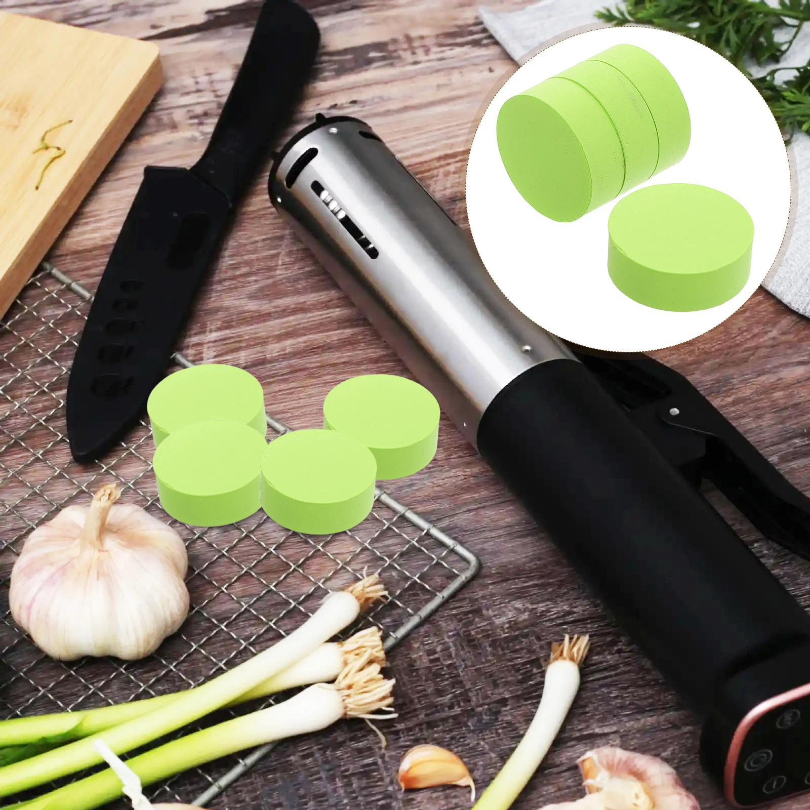 

4Pcs Magnet Weights Magnetic Food Submersion Cooking Accessories Anti-Slip Sink Weights Compatible Vide Machines Bags