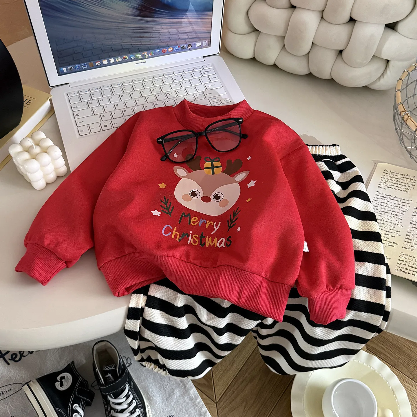 Baby Xmas Clothing - 2PCS/Set Autumn Toddler Baby Girls Boys