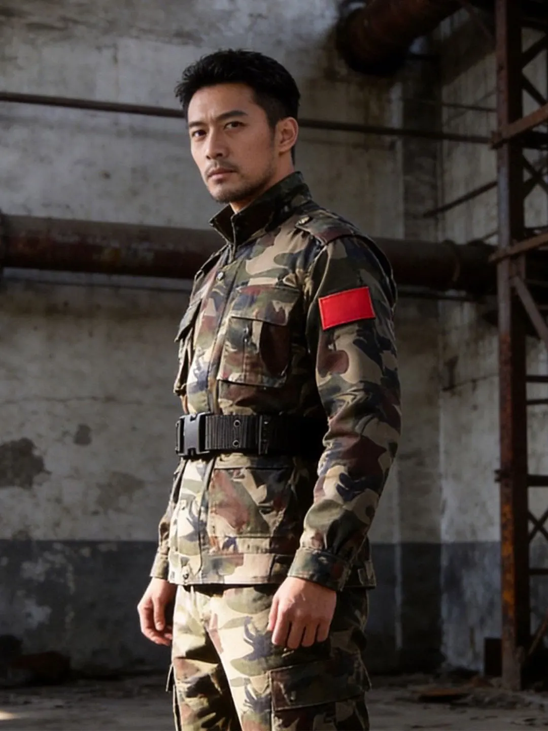 camouflage-uniform-set-men's-spring-autumn-wear-resistant-women's-training-uniform-new-plus-size-workwear-outdoor-camping-tra