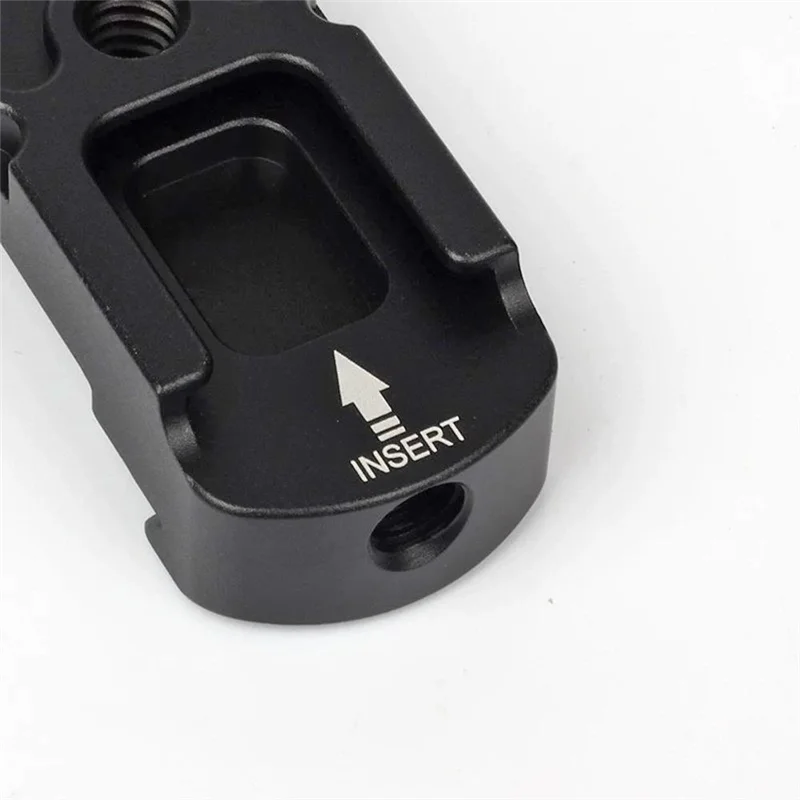 

A69Z Mini Quick Release Clamp 22Mm Antiislip Knob For Arca Swiss Tripod DSLR Camera Cage