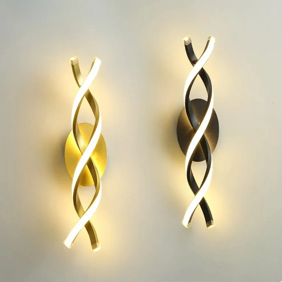 Modern and minimalist LED Wall Sconce 3color dimming AC 85V-265V Operating Voltage Ideal for Corridors Entrances Bedroom Decor