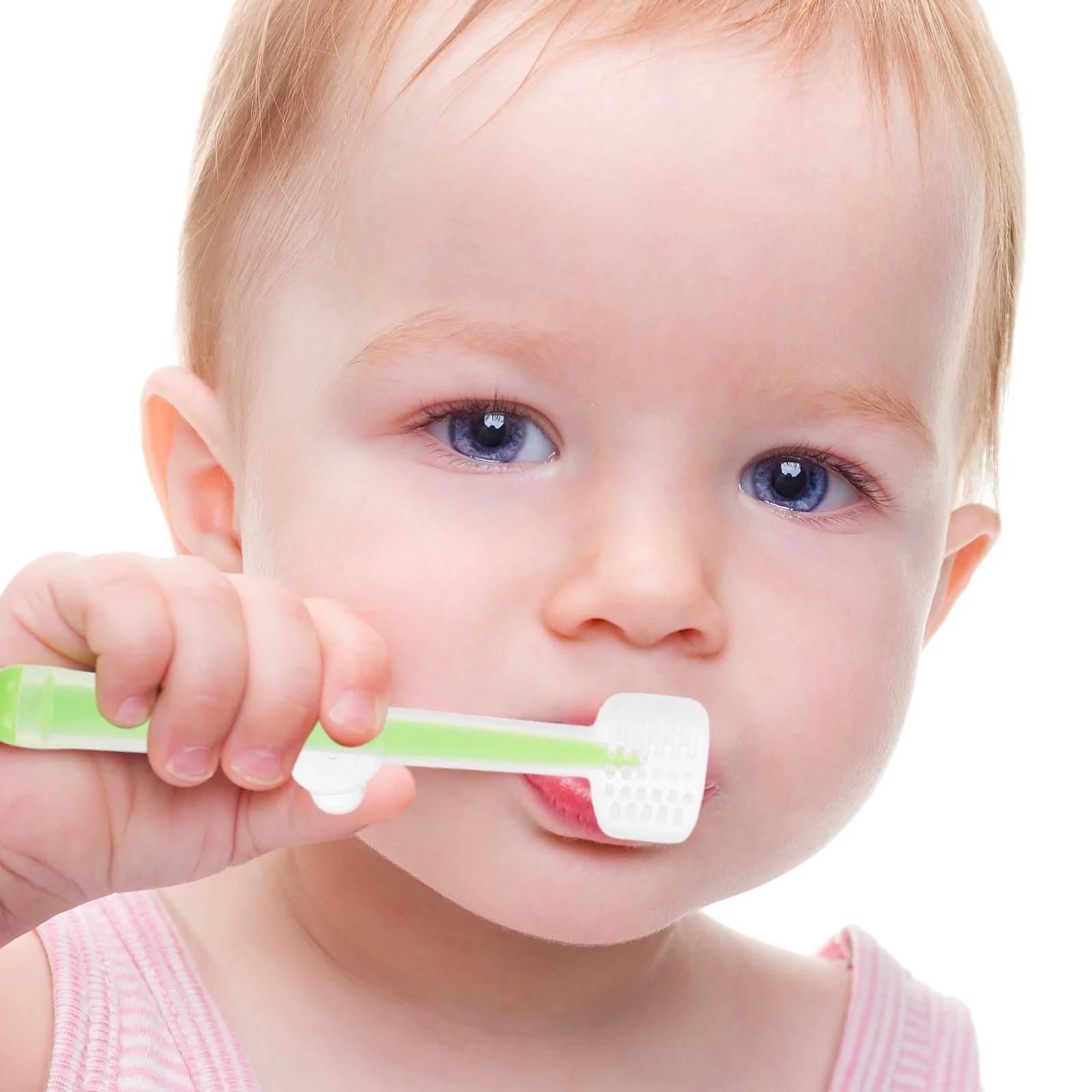 1 مجموعة الطفل العناية بالفم الوليد لينة فرشاة أسنان من السيليكون مجموعة الرضع اللثة فرشاة اللسان الأنظف لطيف تنظيف الاطفال فم كامل #4