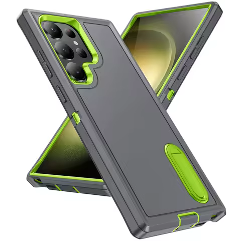 Military Bracket Matte Hybrid Phone Case for Samsung Galaxy S24 S22 S23 Plus Ultra A13 A53 A03s A14 A54 A15 4G 5G Hard Cover