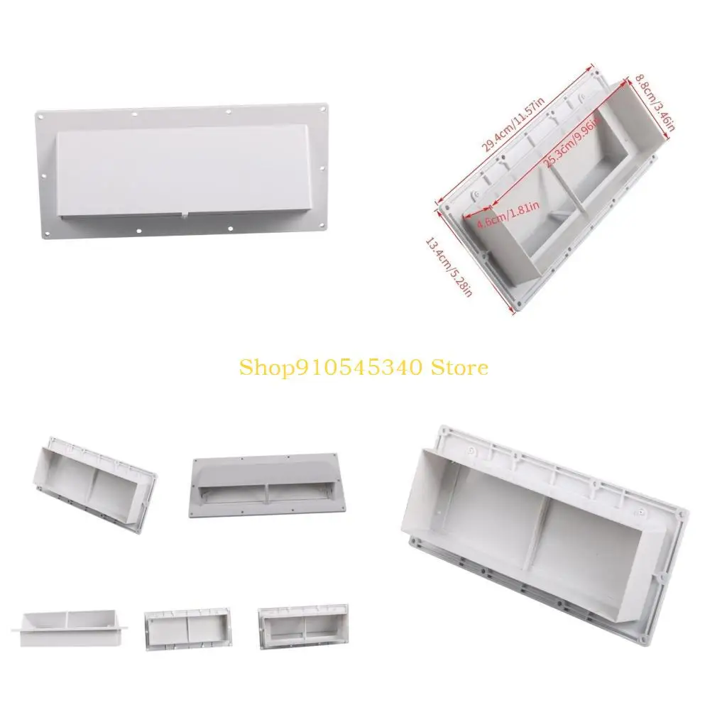 

U2JA RVs Exhaust Vent Cover Range Hood Manual Damper Trailer Campers Motorhome Part Lockable Clip Design Vent Tool