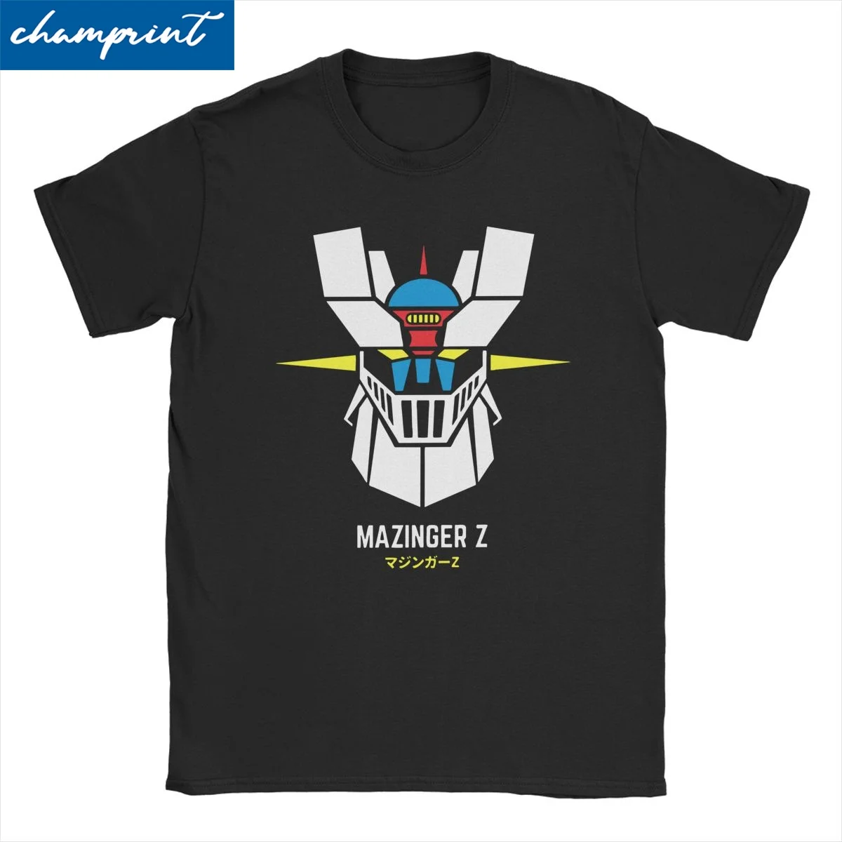 Men Women T-Shirts Actarus Mazinger Z Cool Pure Cotton Tees Robot Grendizer Goldorak T Shirt Crew Neck Clothing 4XL 5XL 6XL