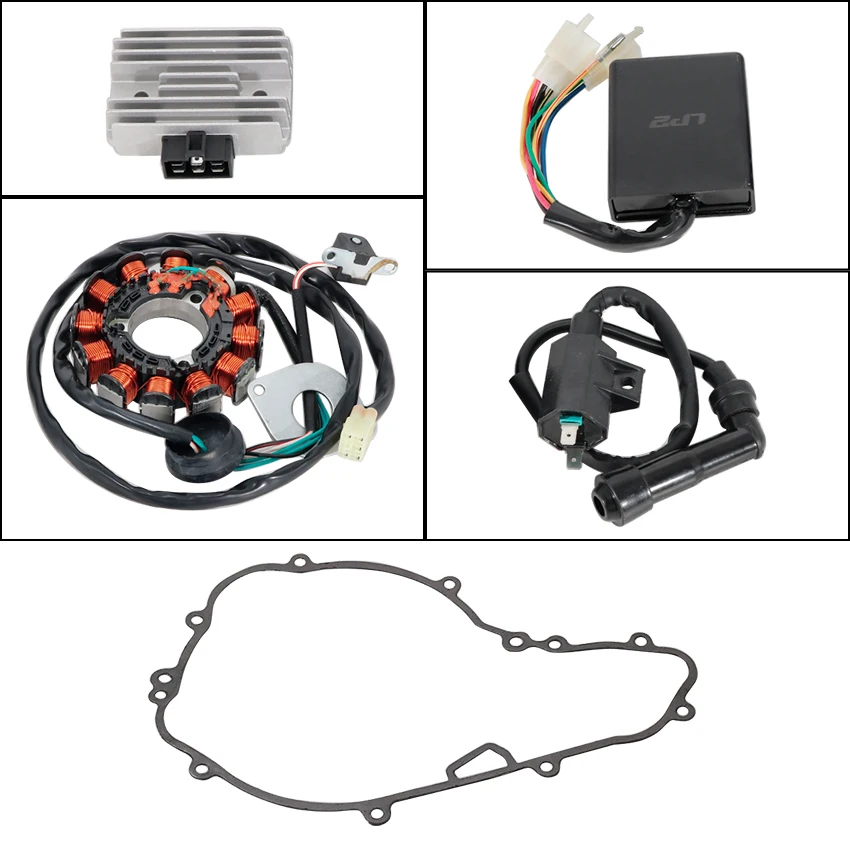 Stator Coil & Regulator Rectifier CDI For Kawasaki KL650 KL650 Tengal KLR650 OEM:21119-1272 21121-1152 21003-1170