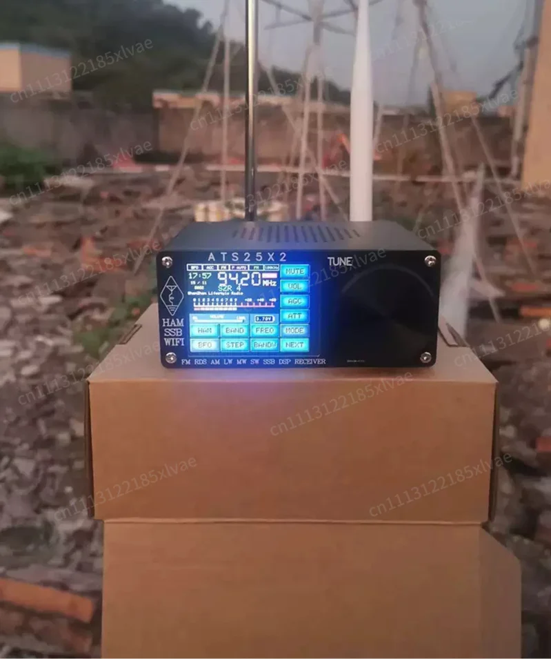 Si4732 Chip ATS25X2 Full Band Radio Receiver FM/MW/LW/SSB Stereo Digital Radio WIFI APP Network Setup Built-in Spectrum Scanner