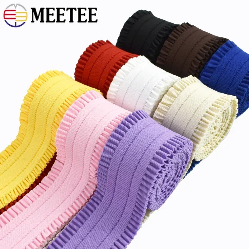 

1-10Yards 50mm Wide Elastic Band for Sewing Waistband Stretch Ribbon Trousers Waist Skirt Decor Lace Trim DIY Garment Accessory