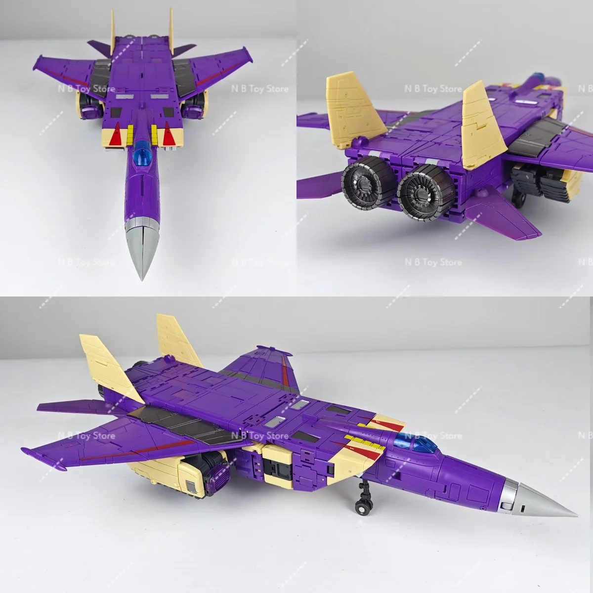 Transformação g1 dx9 d08 ganalt 3.0 mp escala blitzwing três mudanças modelo de tanque de aeronave brinquedos de figura de ação com caixa
