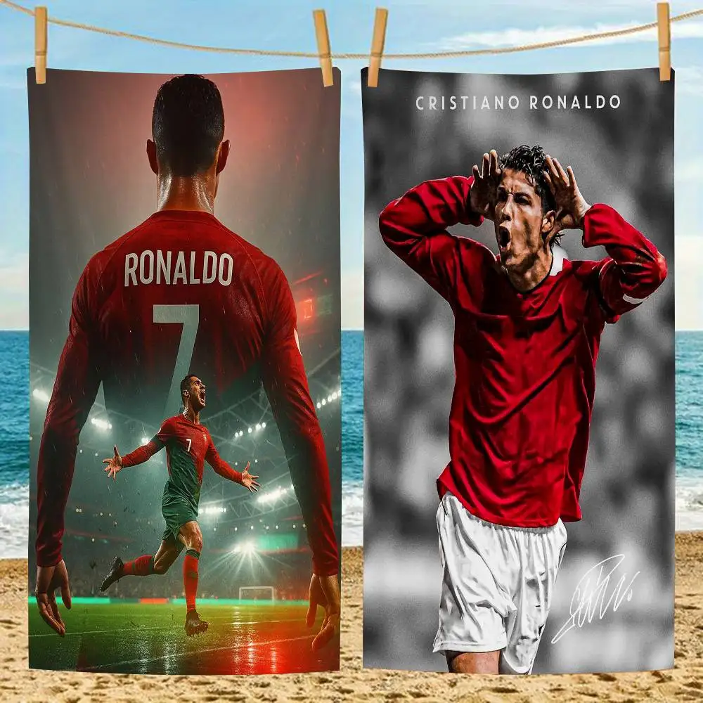 C-Cristiano R-Ronaldo C-CR7 Microfiber Blanket Quick Drying Beach Towels Oversized Printing Super Absorbent Pool Towel Blanket