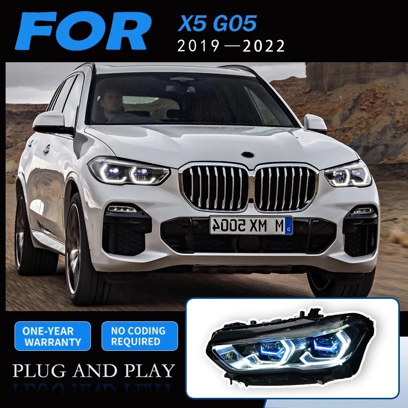 

Передняя фара для BMW X5 G05 светодиодный фары 2019-2022 передняя фара автомобильный Стайлинг DRL сигнальный проектор лазерные автомобильные аксессуары