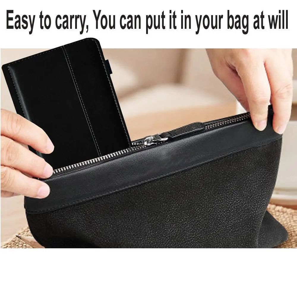 6 Inch E-Reader Case Shockproof Auto Sleep/Wake Folio Cover Leather Magnetic Protective Shell for Kindle Paperwhite 1 2 3