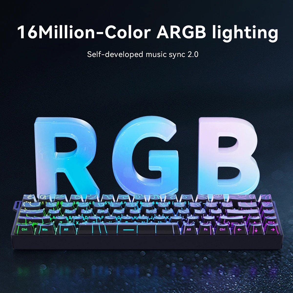 AJAZZ AK680 V2 E-sports Magnetic Switch Keyboard HE Hall Effect