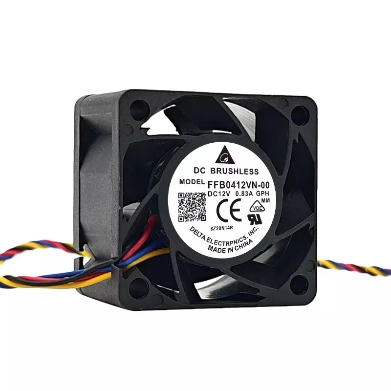 New Cooler Fan for Delta FFB0412VN-00 4028 12V 0.83A 4cm Server Violent Cooling Fan 40 * 40 * 28MM