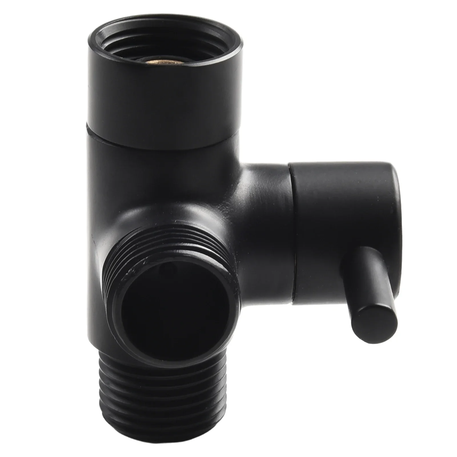 Brass 3 Way T-adapter G1/2 Shower Head Diverter Valve for Handheld & Fixed Showers, High Pressure Resistant, Easy Switch Control
