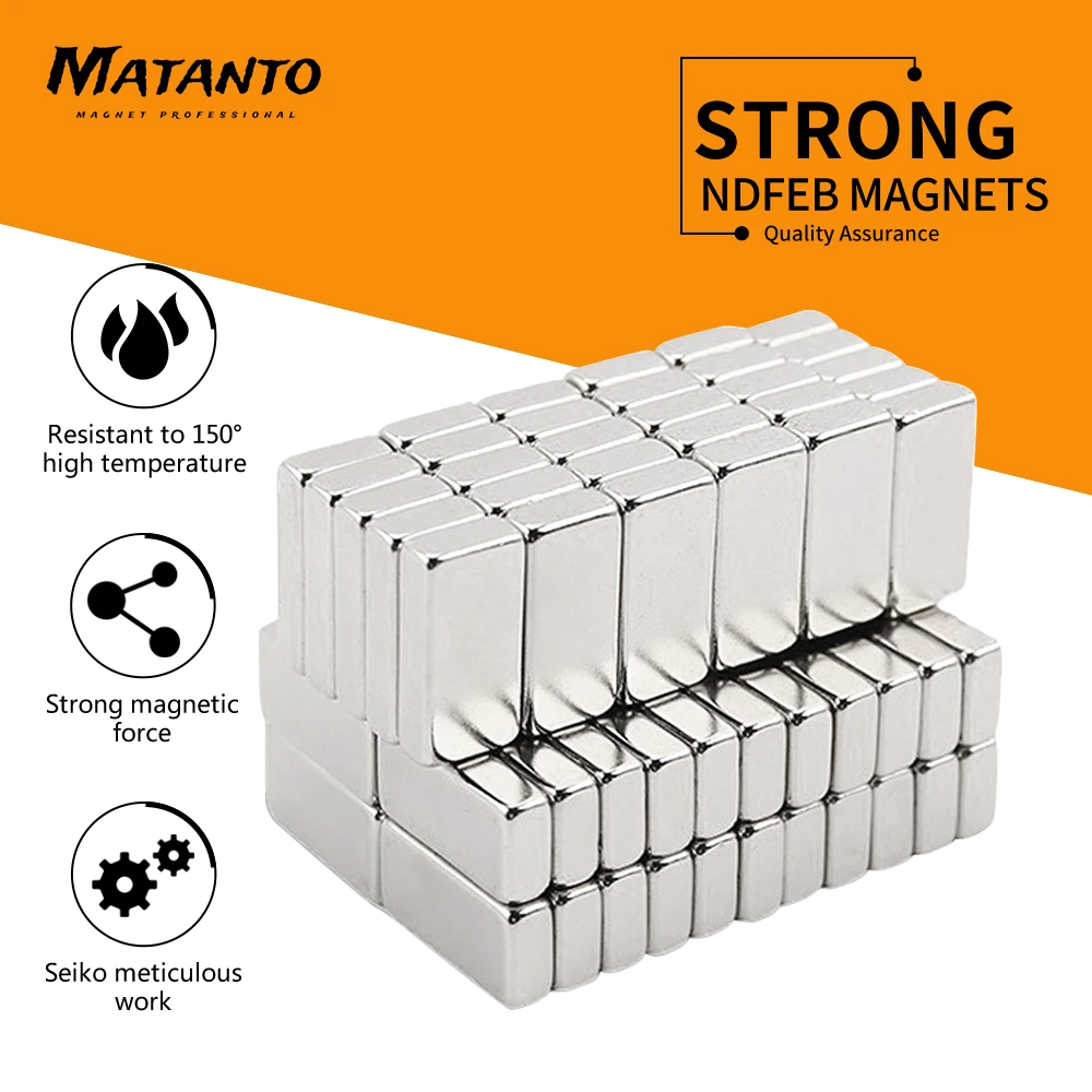 20/50/100/200/500/1000PCS 8x3x2 Powerful Magnets Block Magnets N35 Neodymium 8mmx3mmx2mm Sheet Quadrate Rare Earth 8*3*2 mm