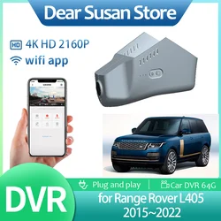 4K Car Video DVR for Land Rover Range Rover L405 2015~2022 2016 Driving Recorder Front Dash Camera Night Vision HD Accessories