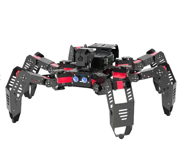 

Hiwonder SpiderPi: AI Intelligent Visual Hexapod Robot Powered by Raspberry Pi 4B 4GB