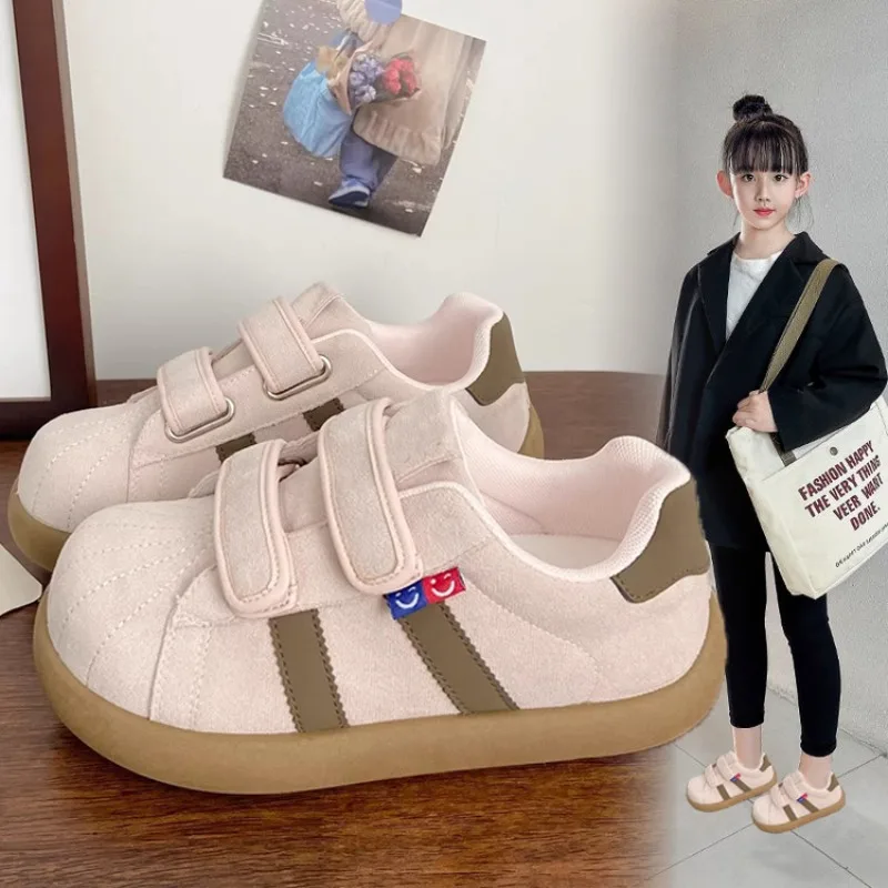 Autumn Casual Breathable Sneakers Outdoor Running Shoes Stylish Multifunctional Thick Soled Sports Shoes Soft Soled Kids' Shoes