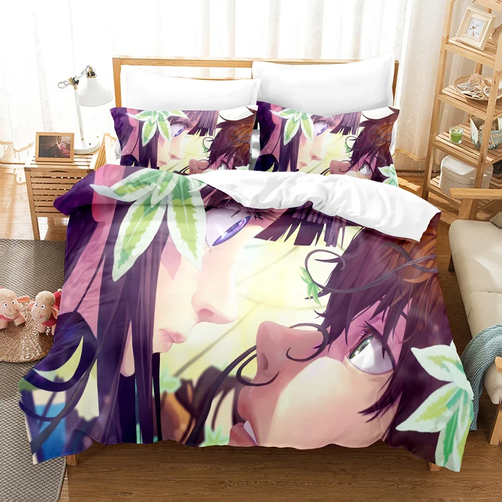 

Anime Fruits Basket 2_3pcs Bedding Sets Duvet Cover Set With Pillowcase Twin Full Queen King Bedclothes Bed Linen Home textile