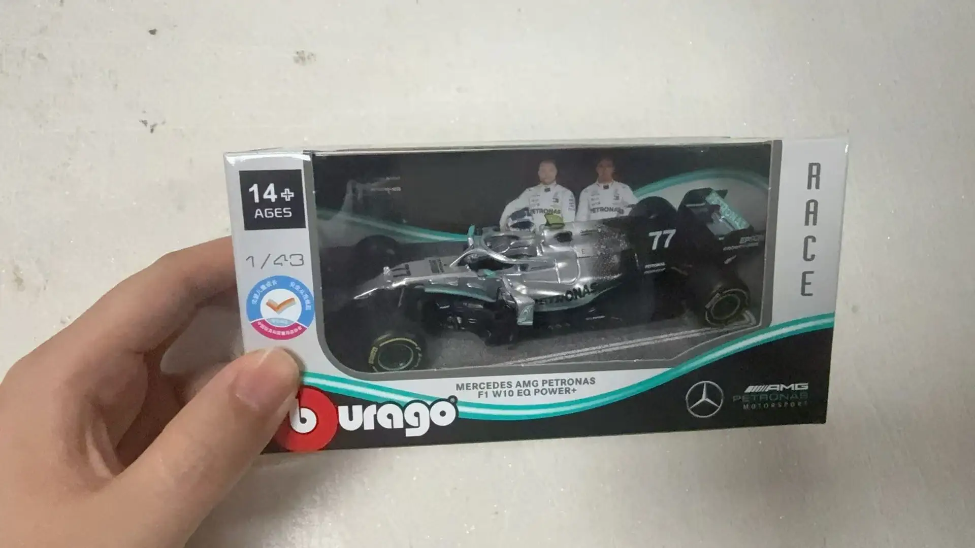 Bburago 1:43 F1 Ferrari SF25 Monza Italy Alloy Car Die Cast Model Toy,Multiple F1 options available Red Bull RB16B Mercedes W10 view 6