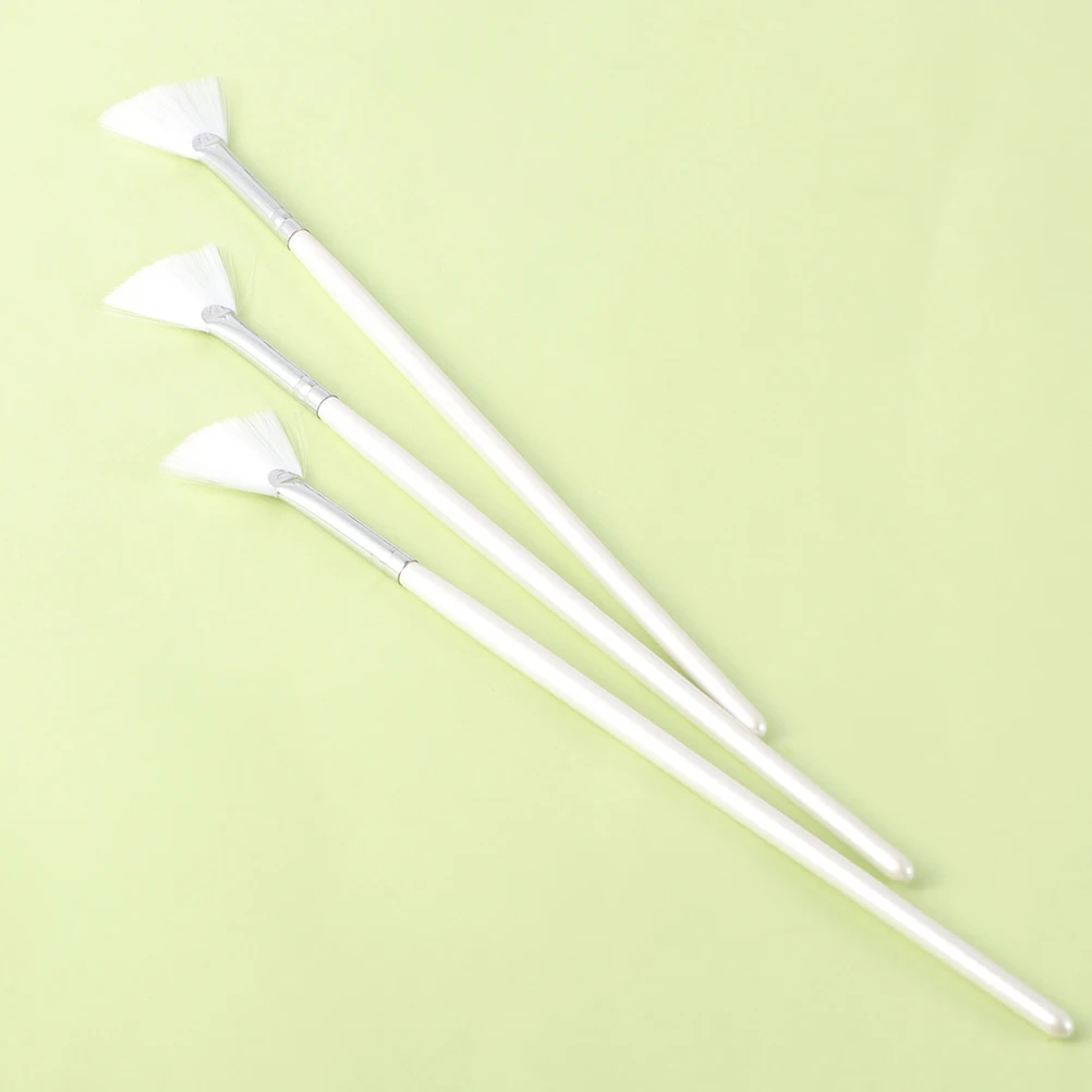 Ensemble de pinceaux pour le visage, 4 pièces, en forme d'éventail, doux sur la peau, Application uniforme, masques de boue en argile, outils de maquillage, brosse pour le visage pour la peinture