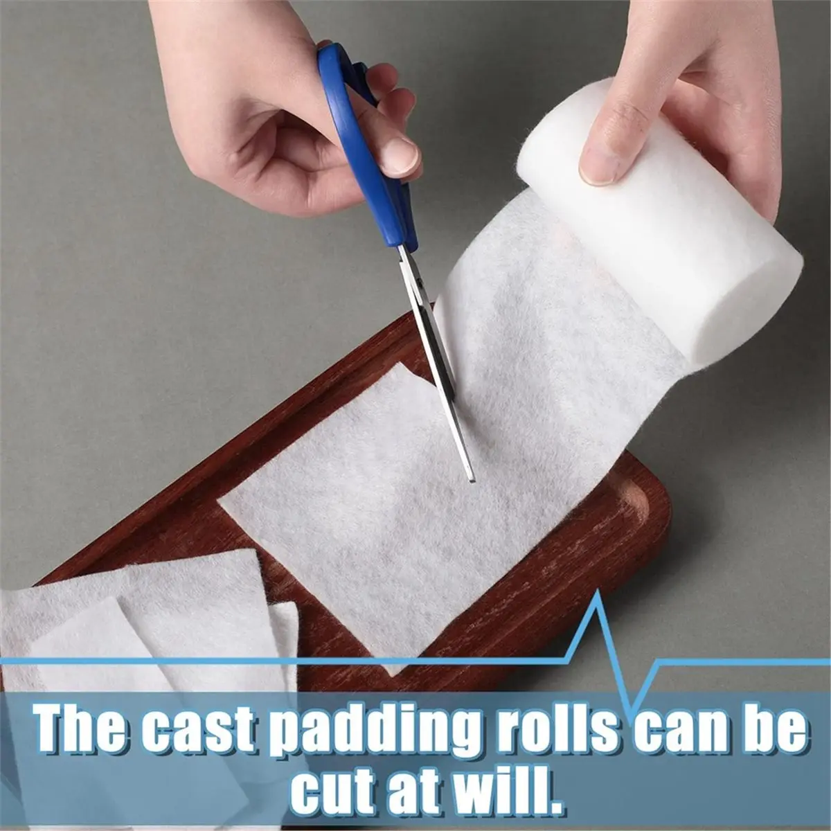 2026 New 24 Rolls Cast Padding Individual Pack Undercast Padding Roll Wrap Bandage with Plaster Soft Cloth for Halloween Wrap
