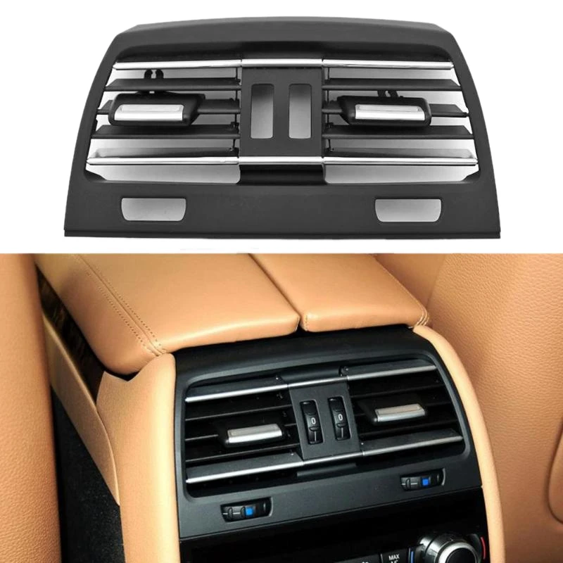 Best-Selling Car Rear Center Console Vent Panel Outlet Grille Cover Fresh AC Air Vent Grille Cover For BMW F01 F02 750I 750Li 20
