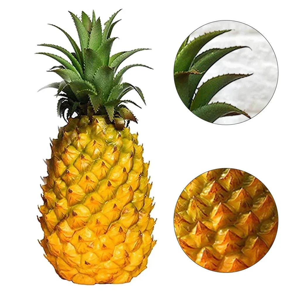 Features Artificial Pineapple Convenience Lifelike Appearance Perfect Realistic Design Beautiful Pineapple Decor