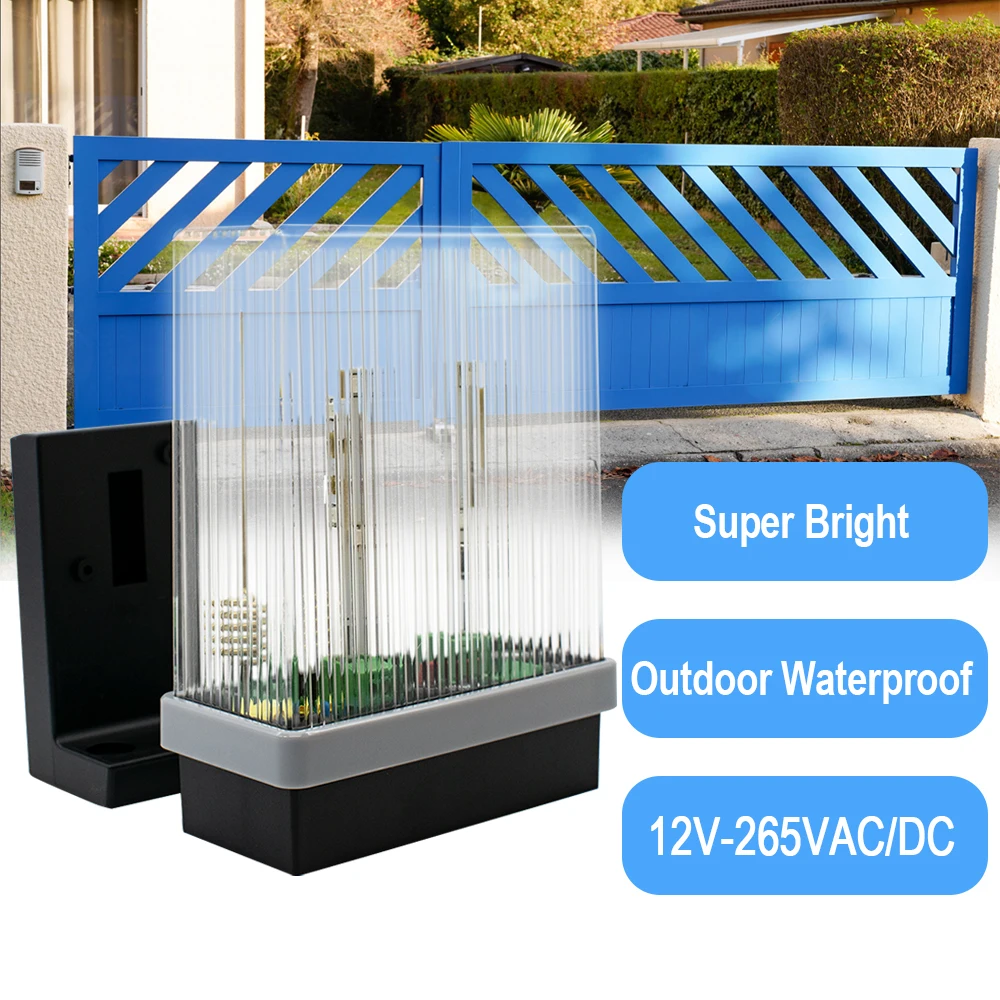 Beveiliging Knipperlicht Garagedeuropener Signaallicht Alarm 12 V-24 V 85-265 V AC/DC Indicator LED Waterdicht