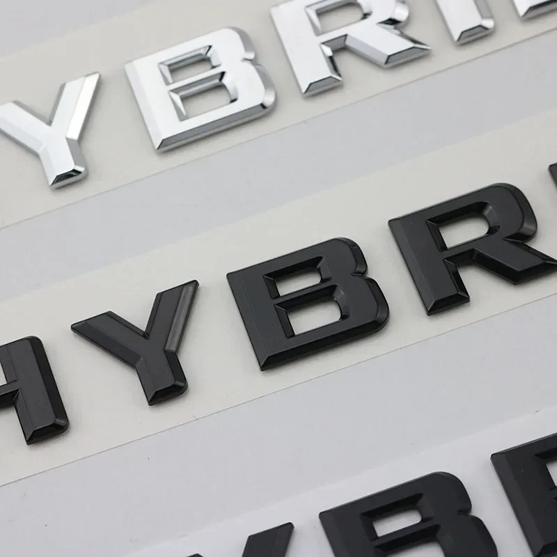 ABS Car Rear Trunk Badge HYBRID Sticker For Mercedes Benz S400 L ML450 E300 E400 W211 W212 W163 W164 W221 W222 Accessories