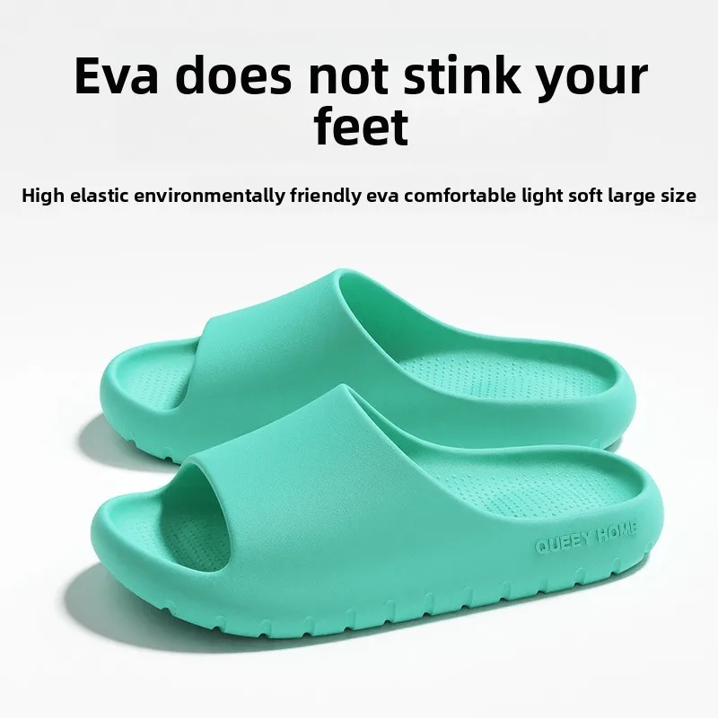 New Women's slip-on casual home-use summer boyfriend style indoor comfortable anti-slip bathroom shower slippers for men