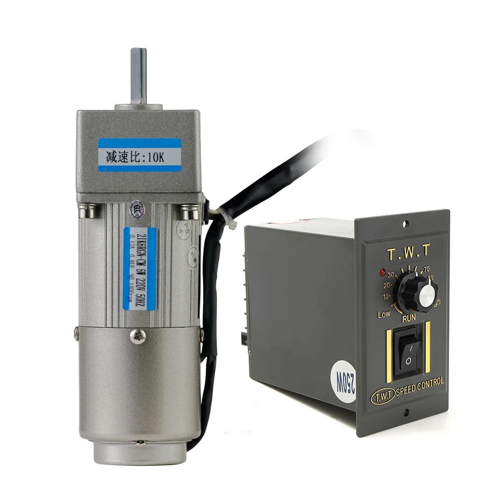 

40W 35rpm 9Nm Single Phase 220V 1 AC Induction Variable Gear Motor with Gearbox