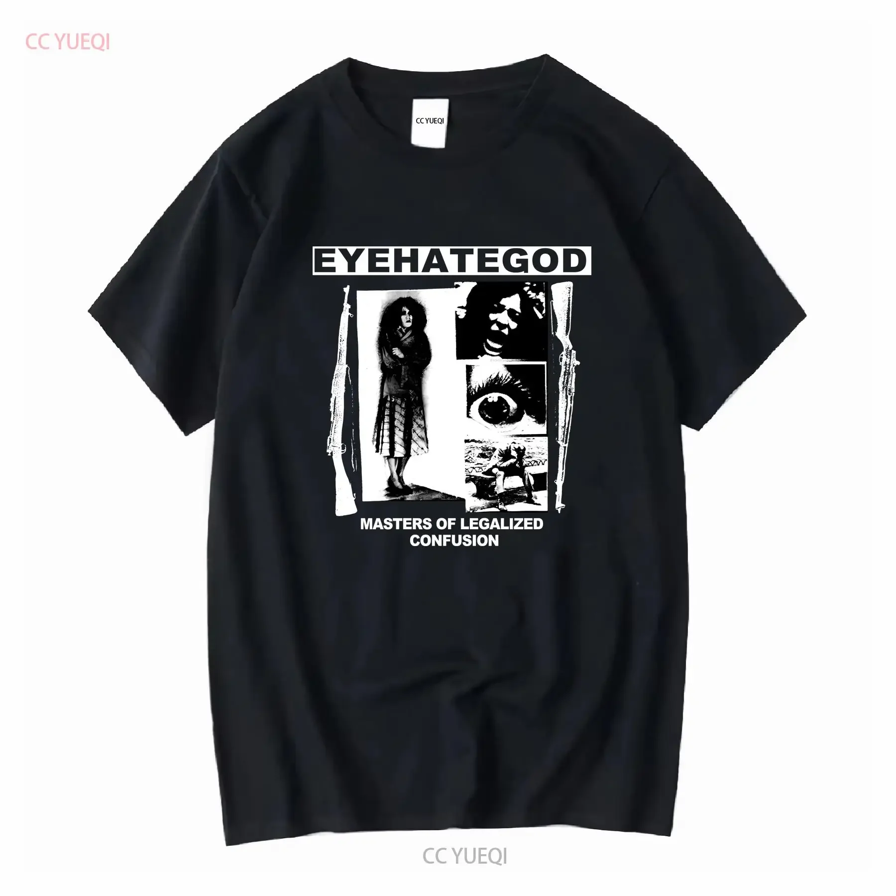 Vintage Eyehategod Band T-Shirt aus Baumwolle, schwarz, in voller Größe, 1A1167, Vintage, gewaschen, bequem, grafisch, weich, leicht unisex